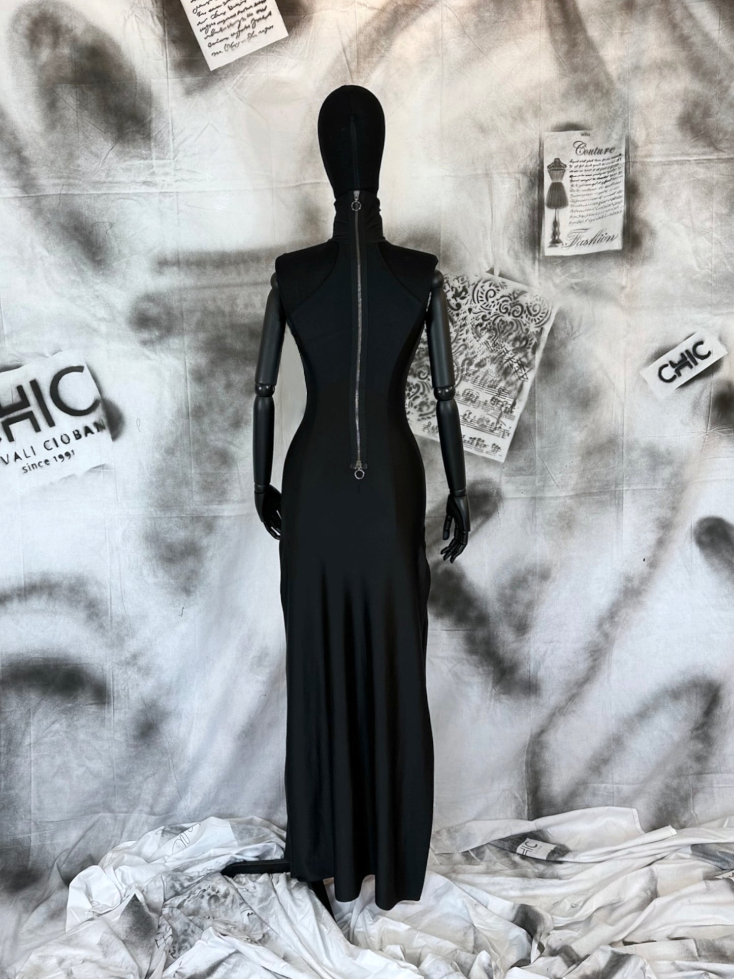 Black Slim Fit Dress