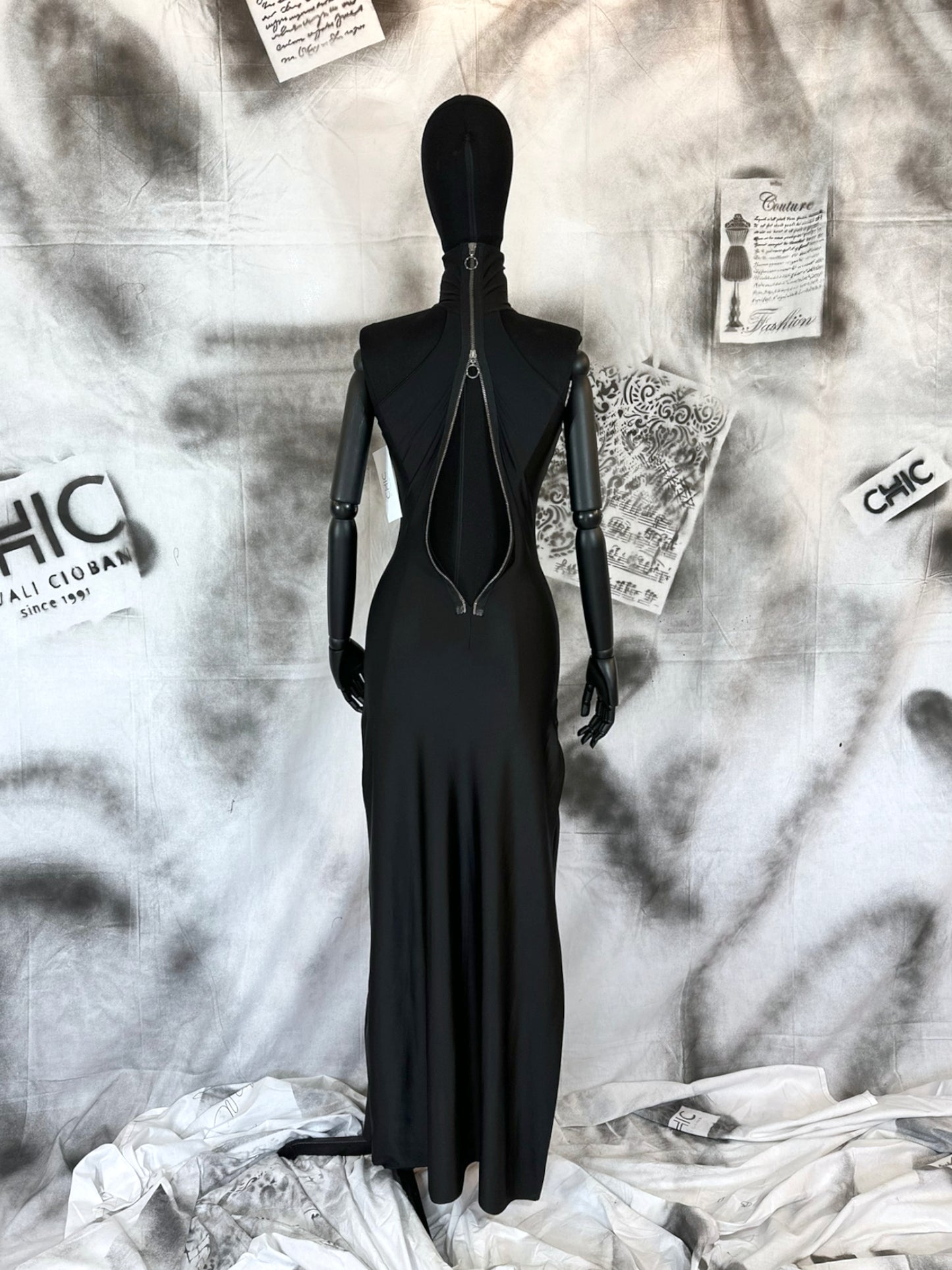 Black Slim Fit Dress