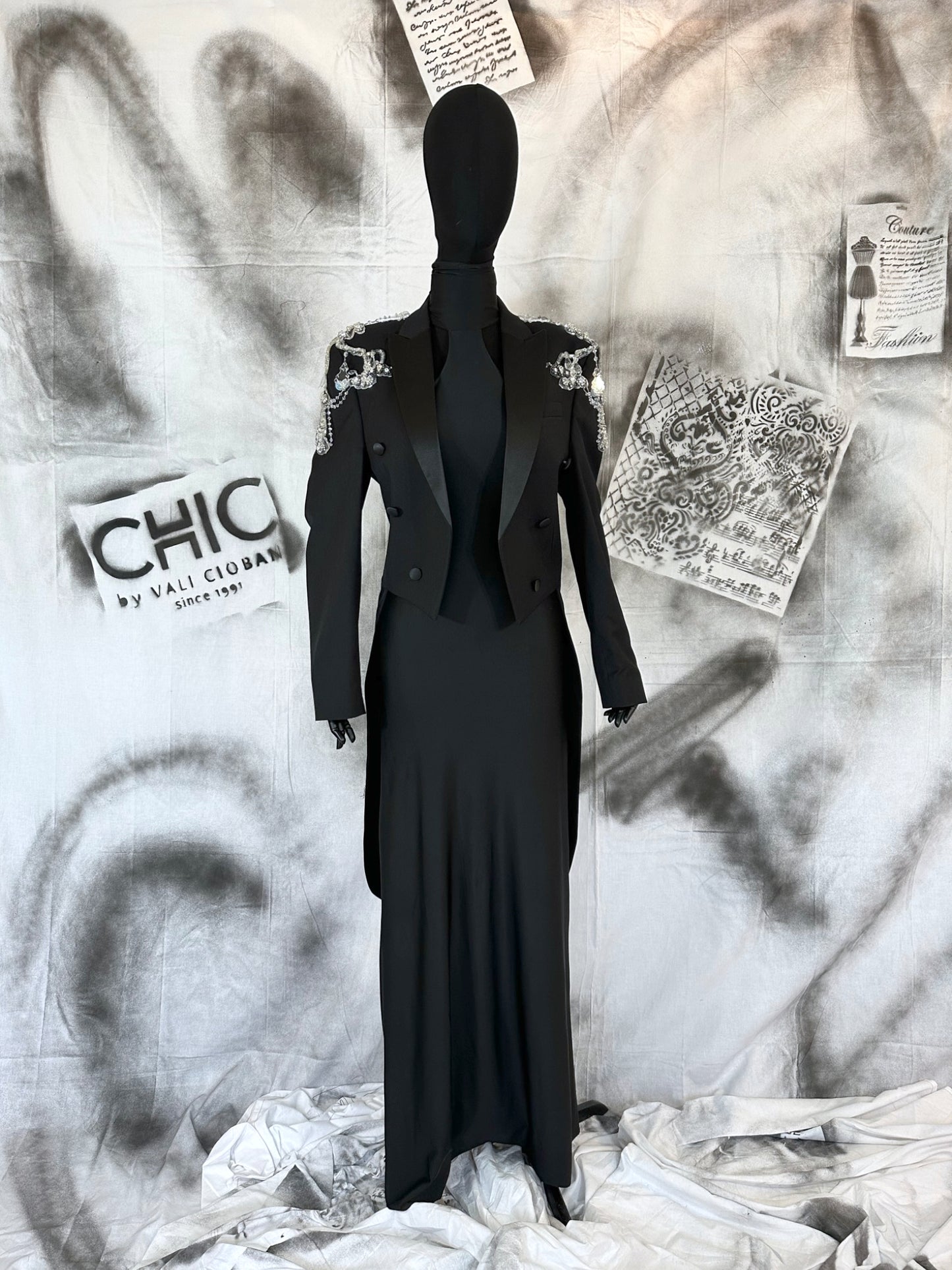 Black Slim Fit Dress