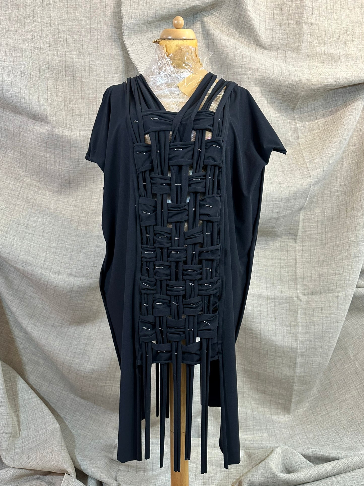 Woven Jersey Blouse