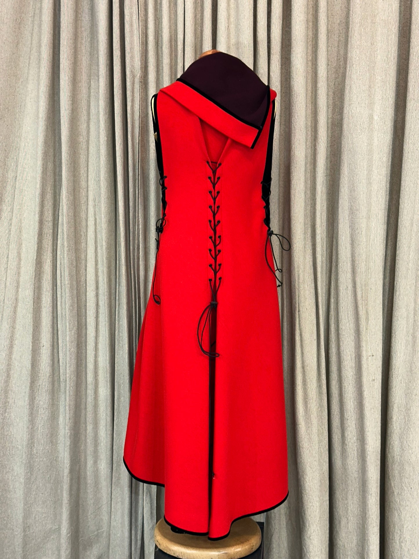 Red & Burgundy Adjustable Vest