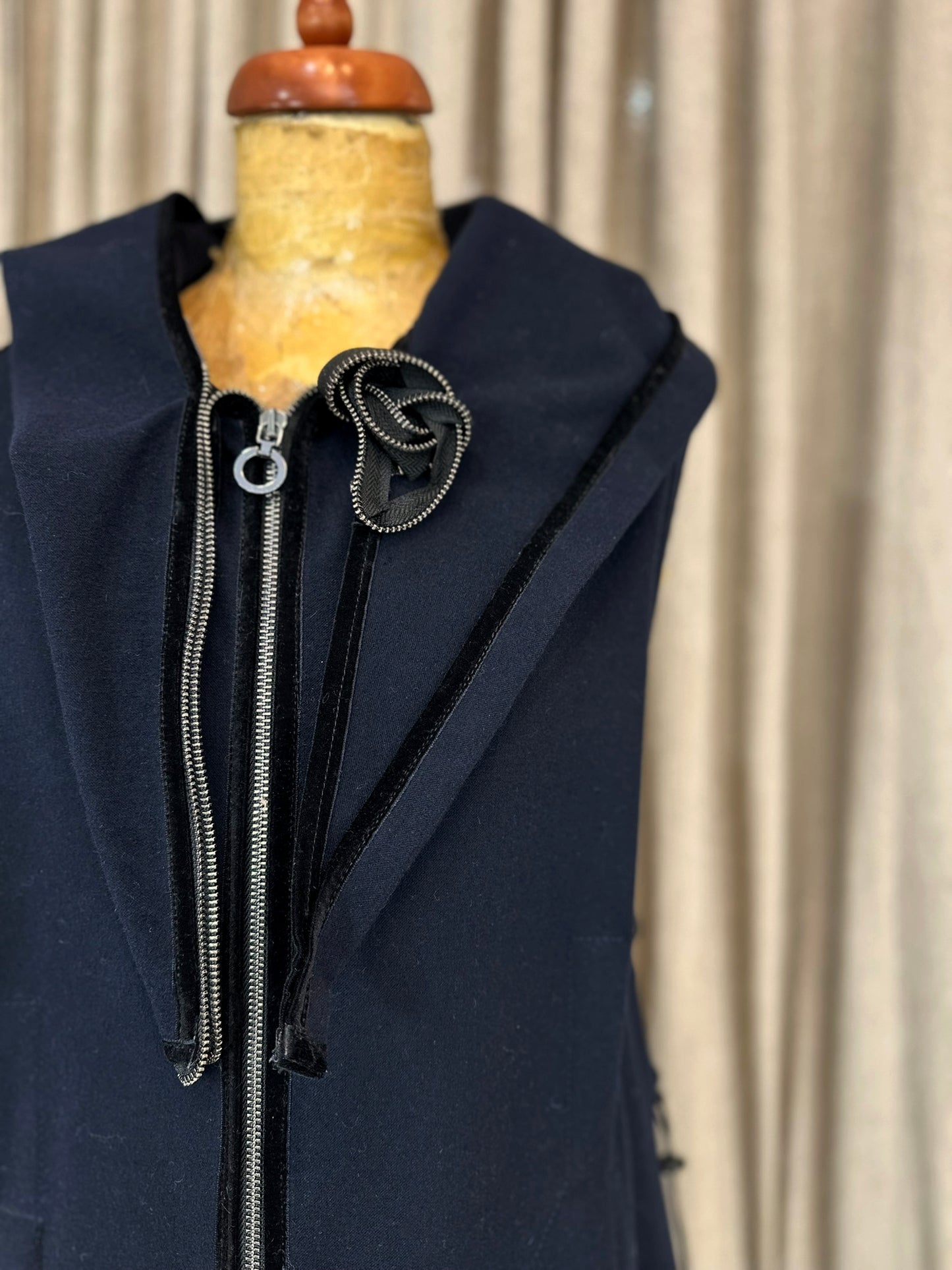 Black Adjustable Vest
