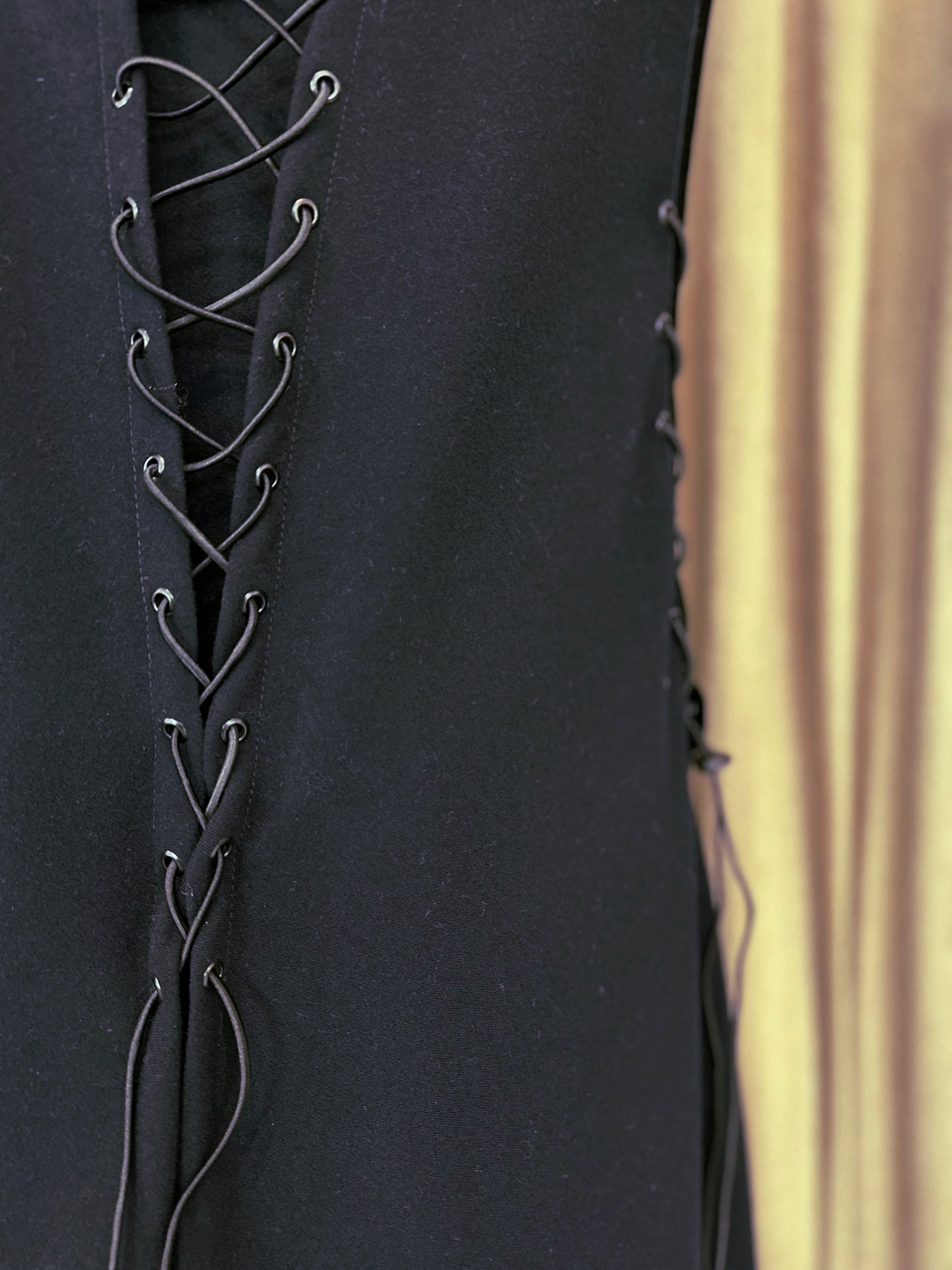 Black Adjustable Vest
