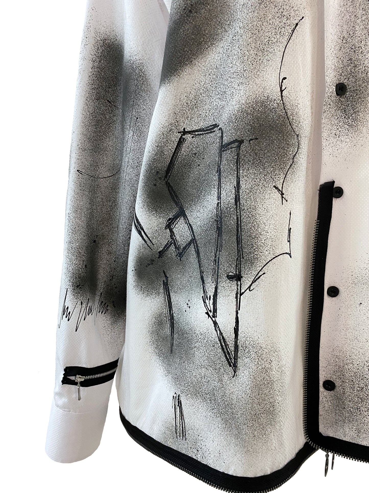 Puzzle Unisex Shirt with Zippers