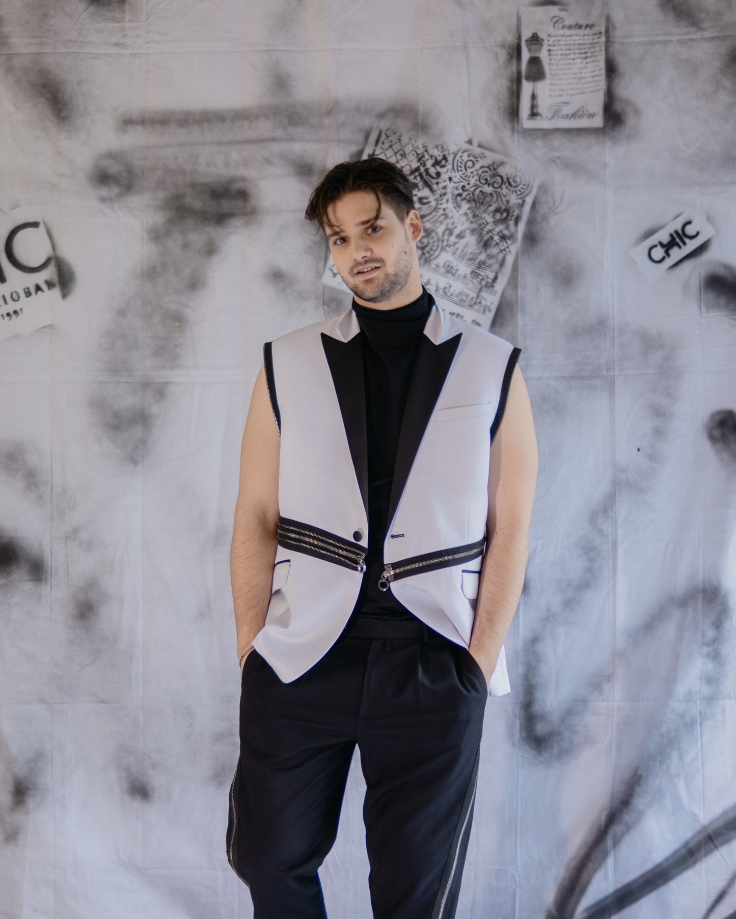 Puzzle Unisex Trousers With Zippers