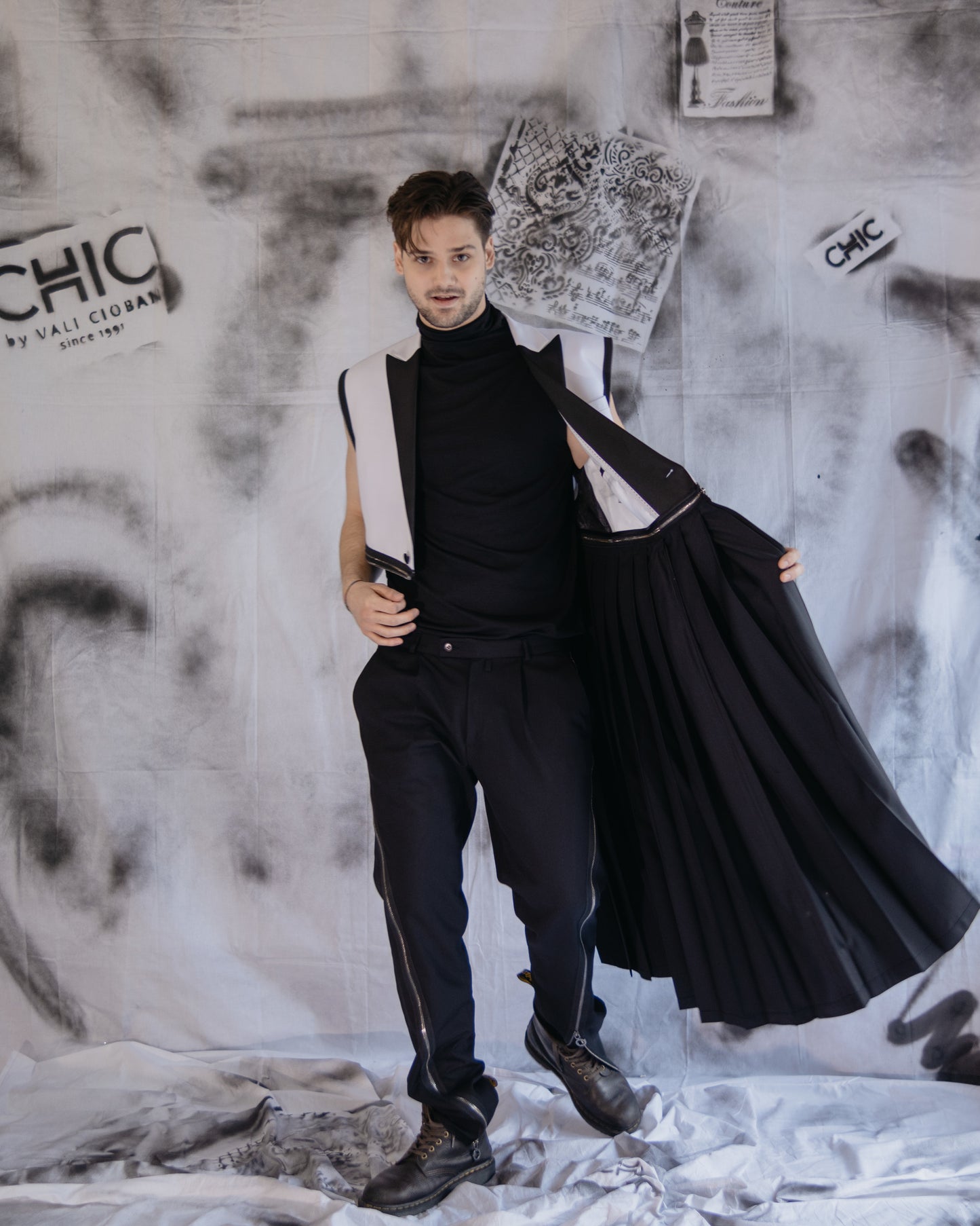 Puzzle Unisex Trousers With Zippers