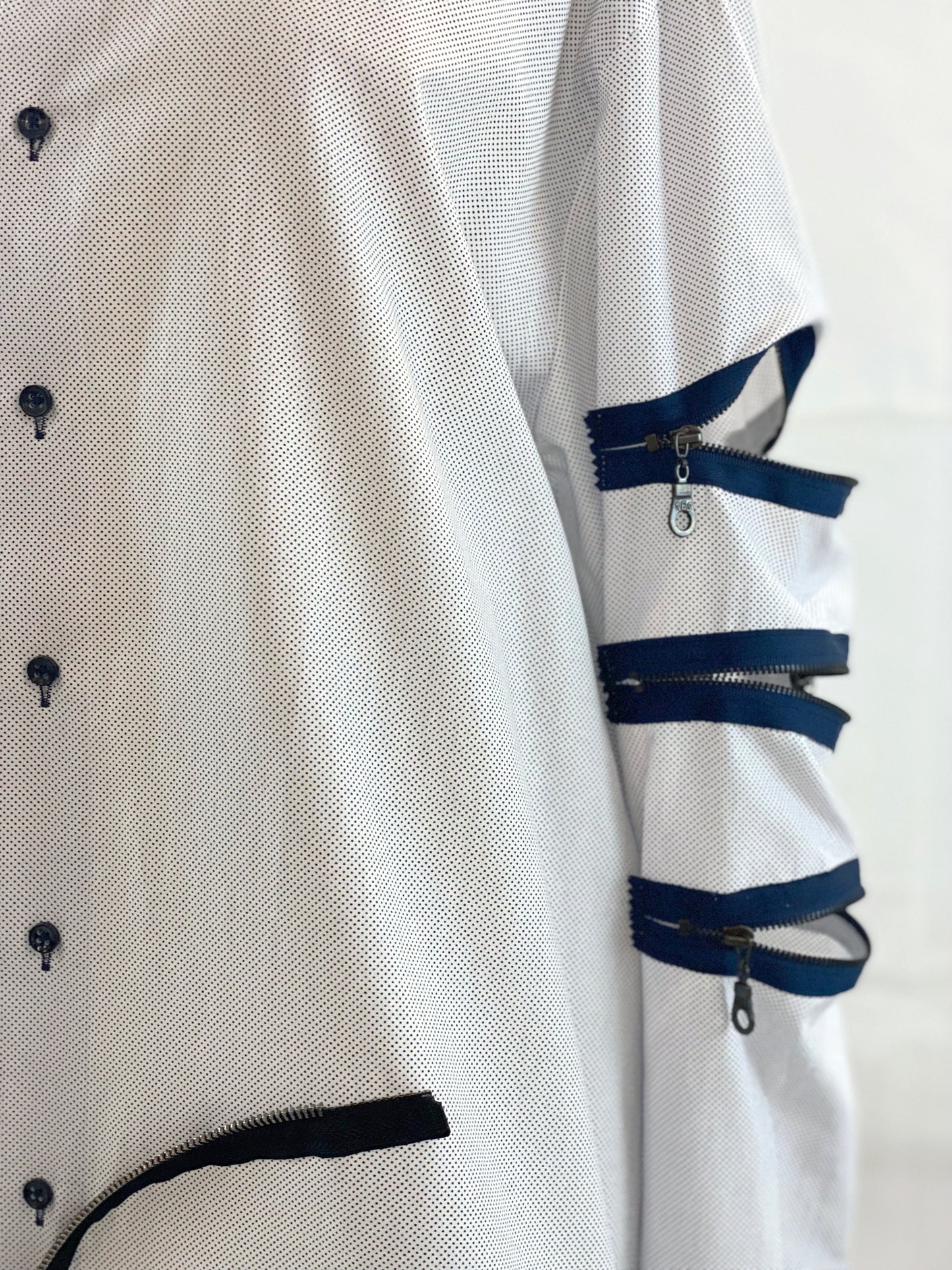 Puzzle Unisex Shirt with Zippers