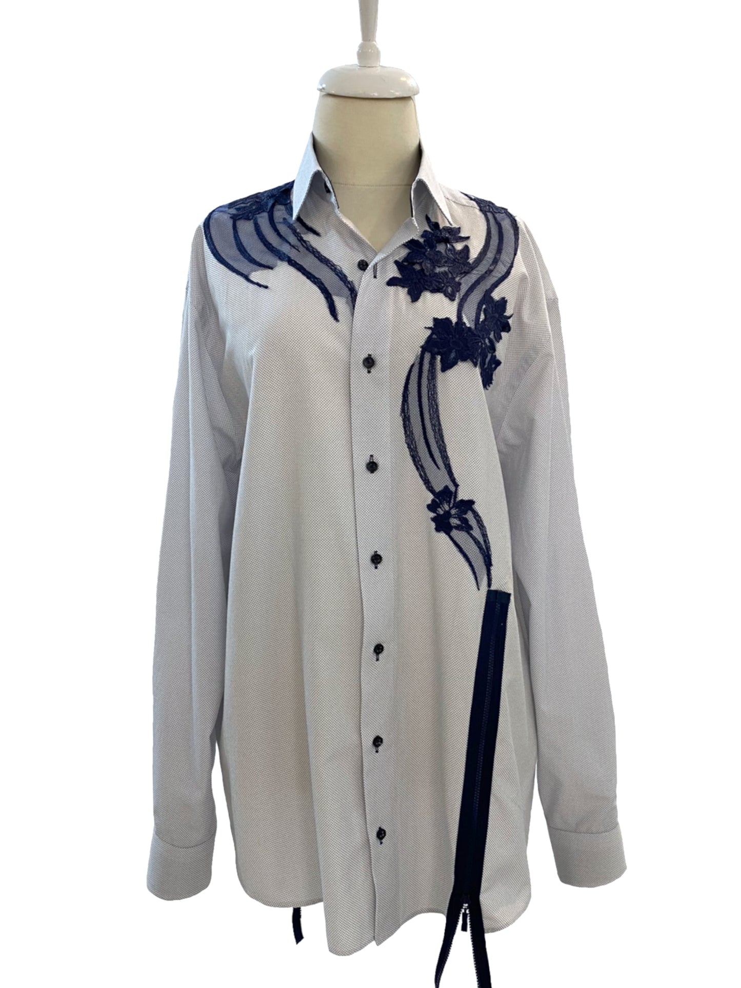 Unisex Shirt with Decorative Details