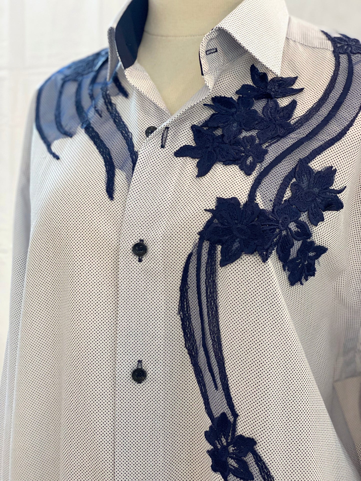 Unisex Shirt with Decorative Details
