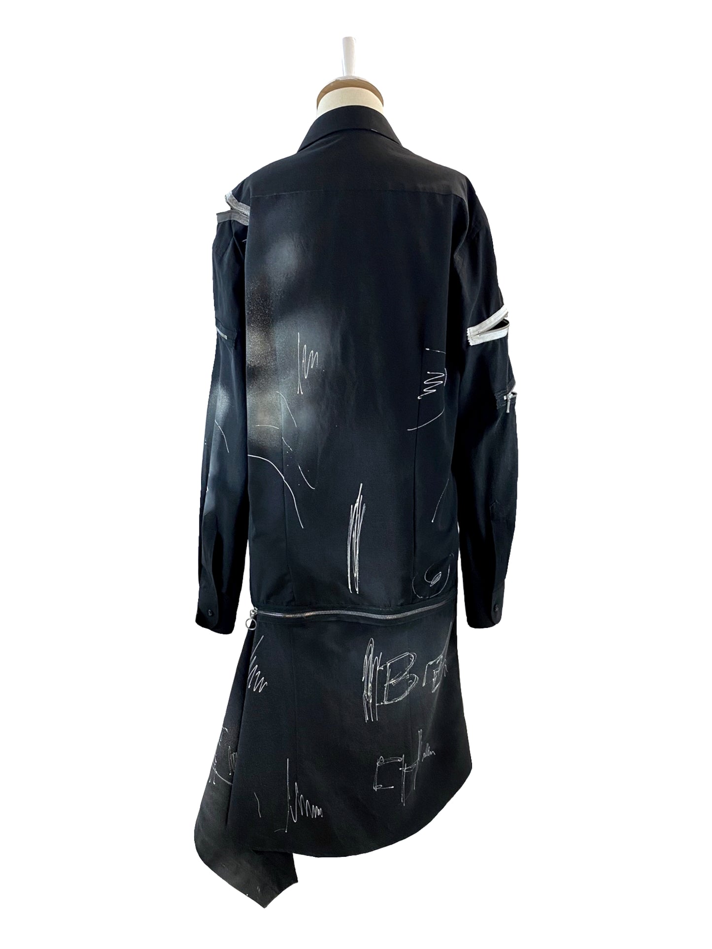 Puzzle Unisex Shirt with Zippers
