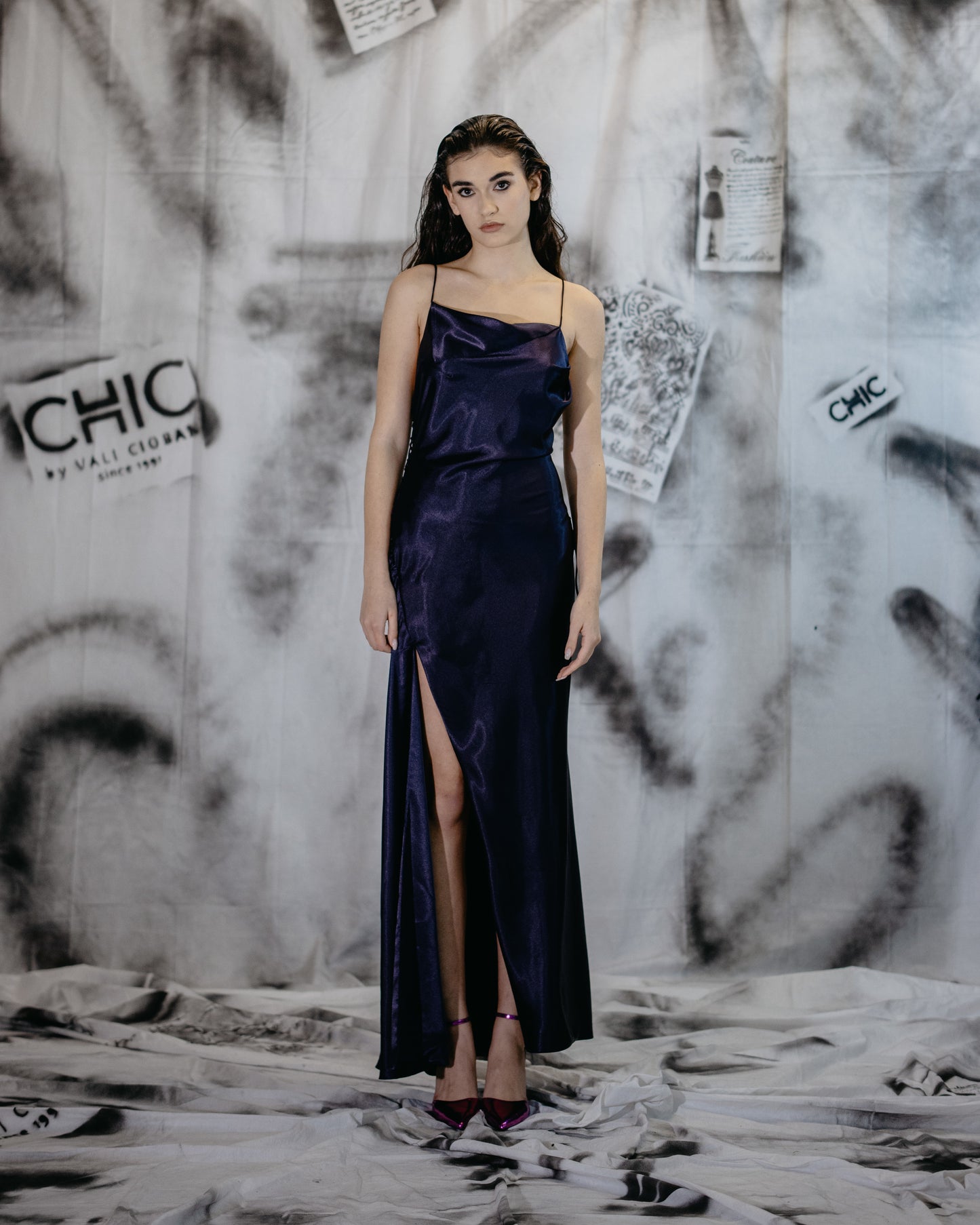 Puzzle Slip Dress