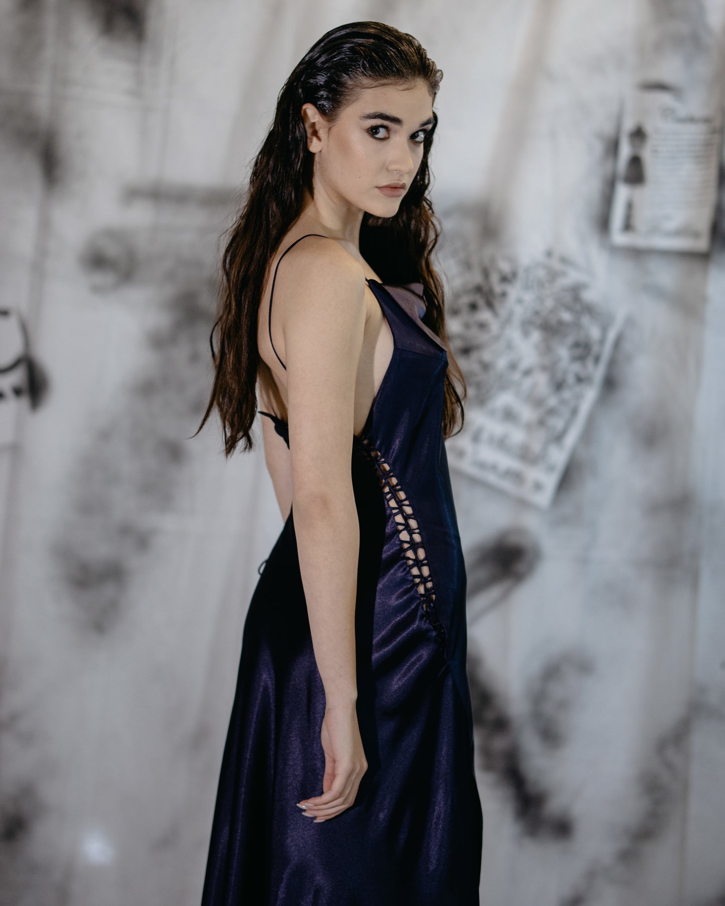Puzzle Slip Dress