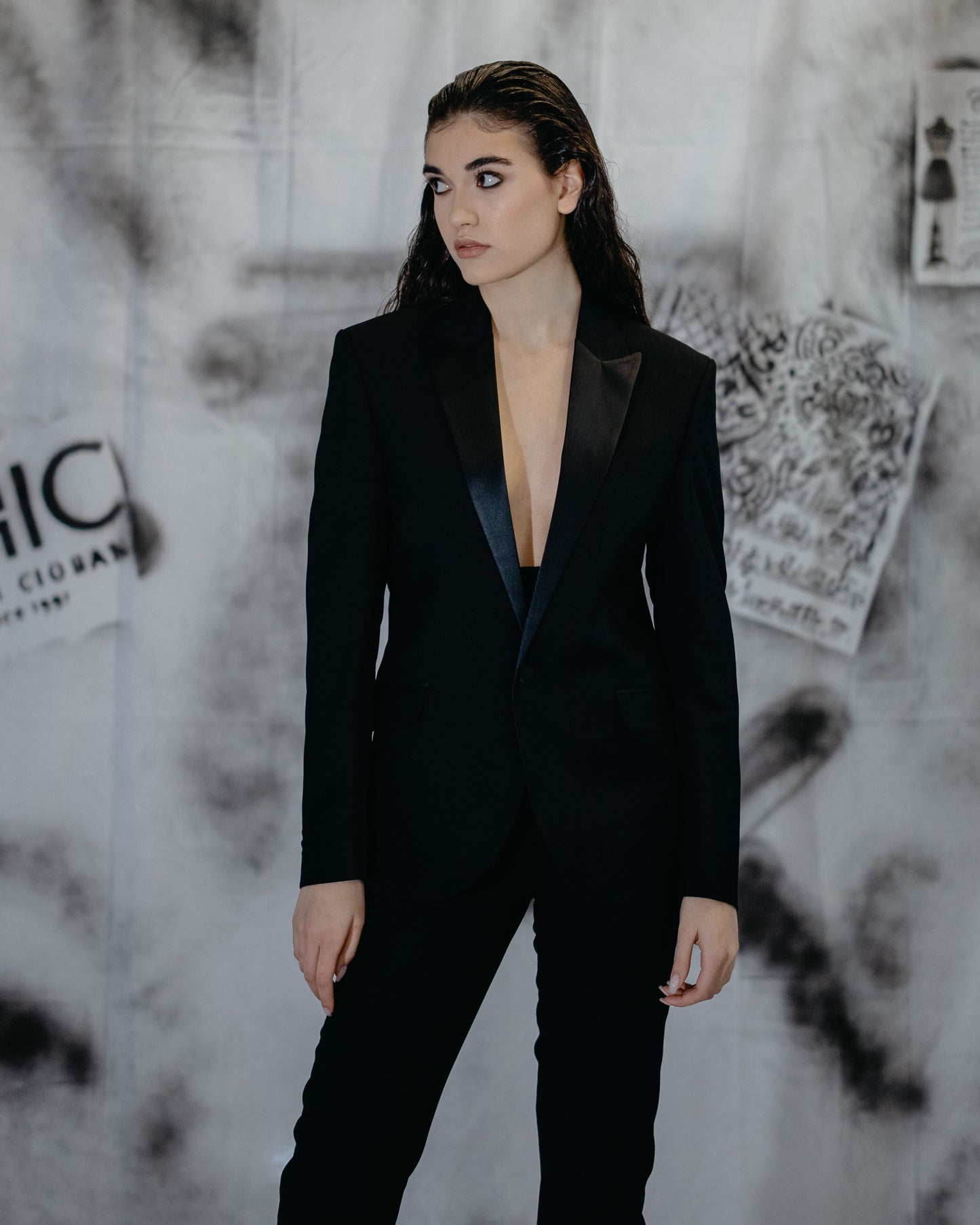 Black Smoking Jacket