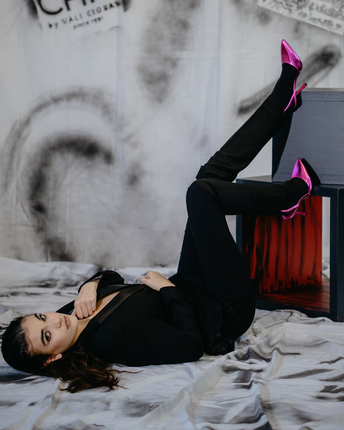 Black Slim Trousers