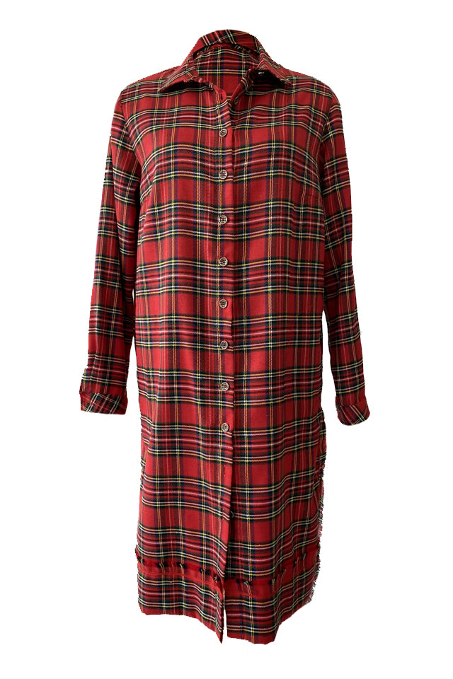 Red tartan shirt - Regular fit