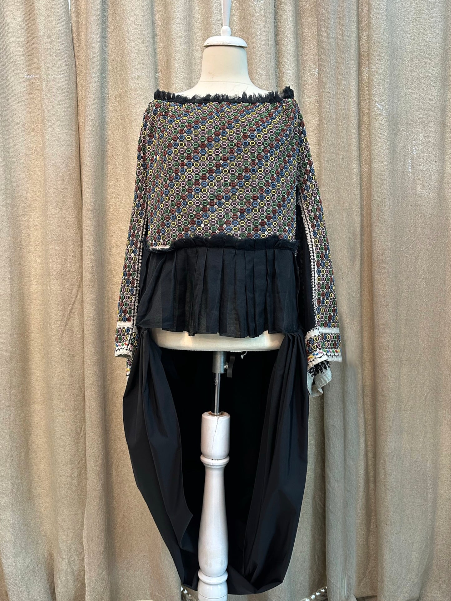 Romanian Folklore Inspired Beaded Shirt