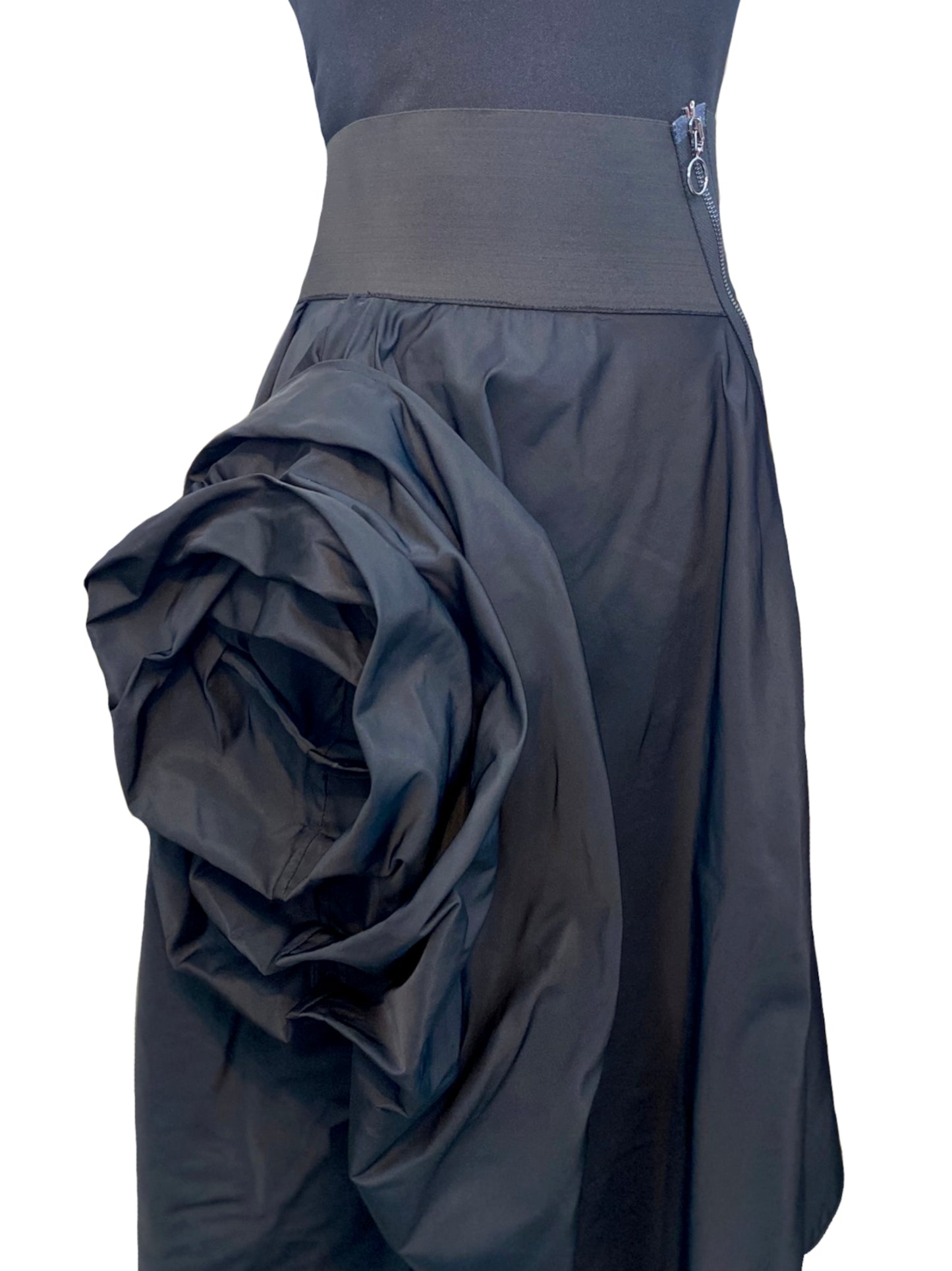 Asymmetrical Black Skirt