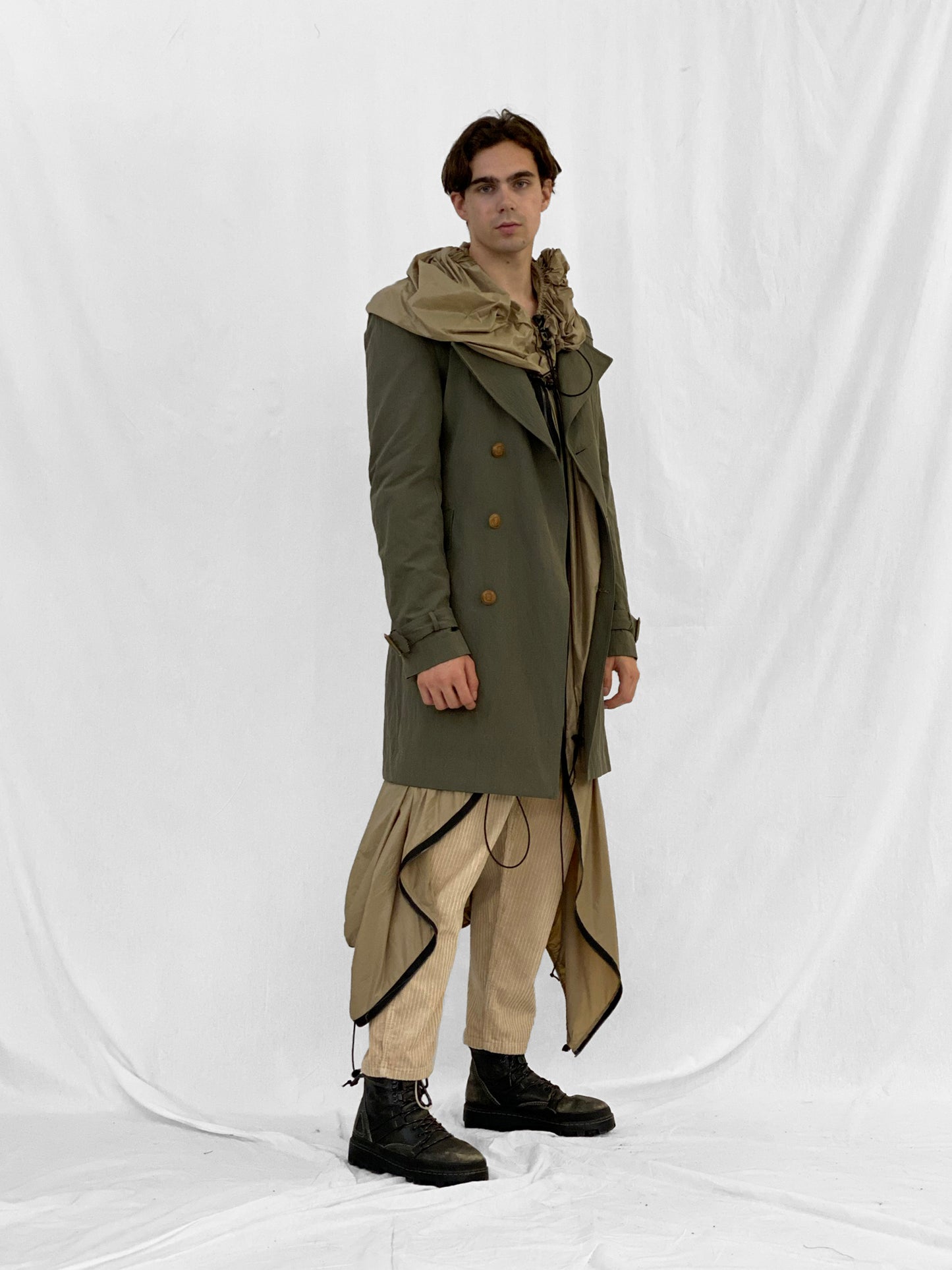MANIFESTO Beige Raincoat
