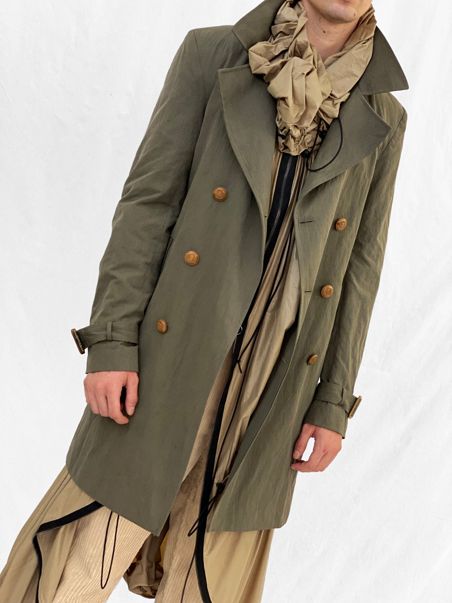 MANIFESTO Beige Raincoat