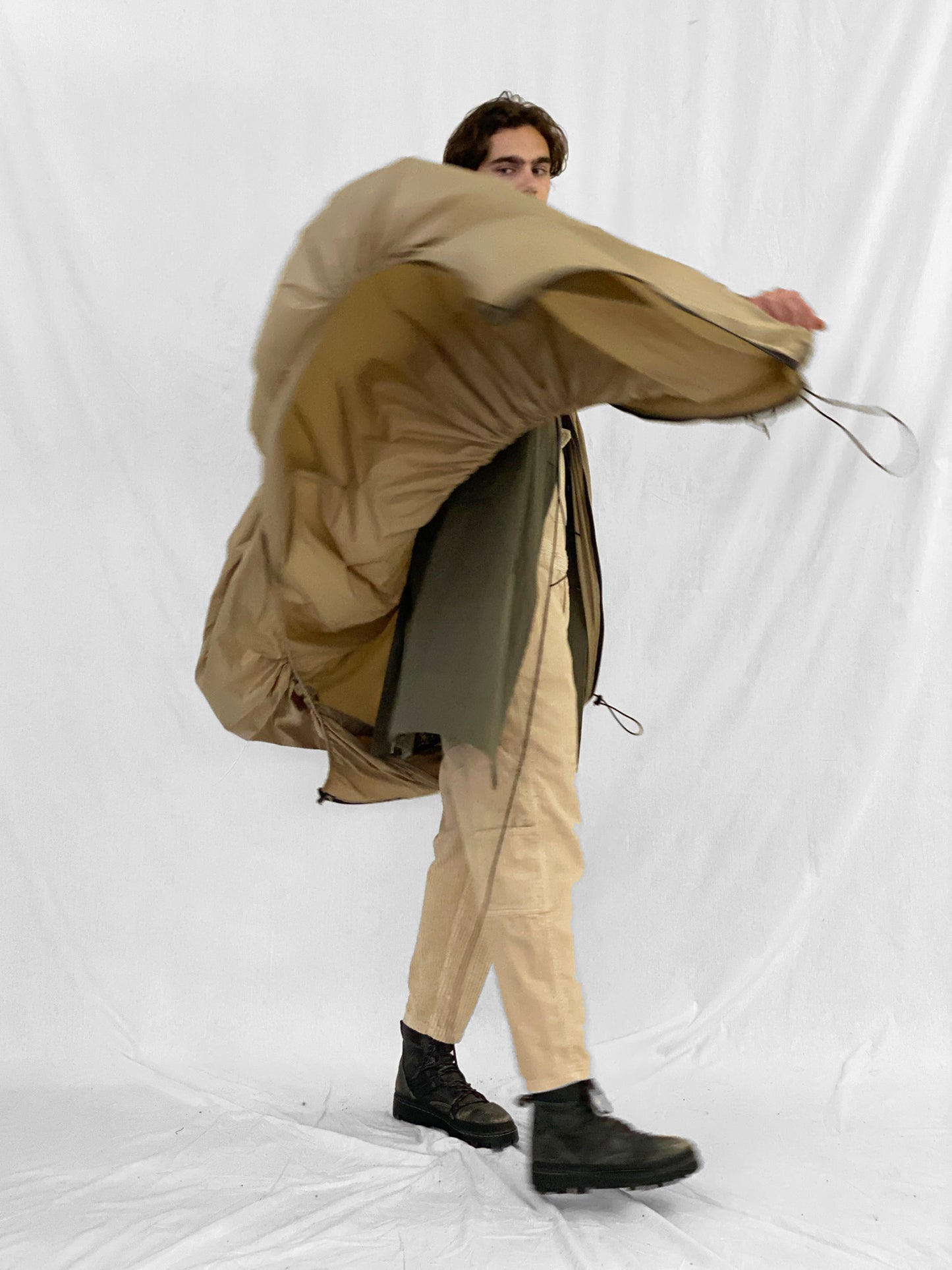 MANIFESTO Beige Raincoat