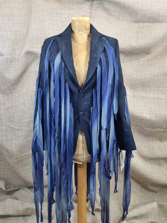 Hand-painted Dark Blue Jacket