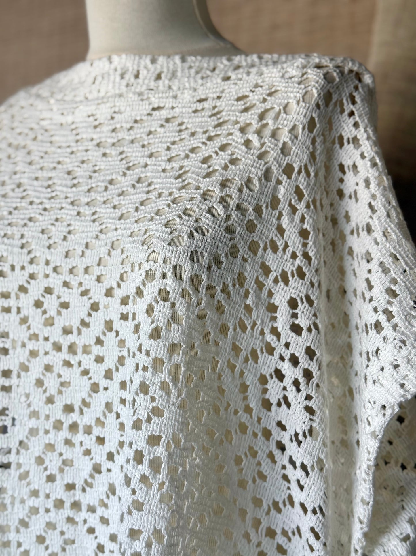 Ivory Lace Vest