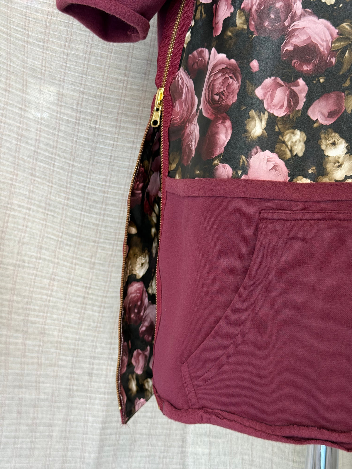 Burgundy Hoodie Dress
