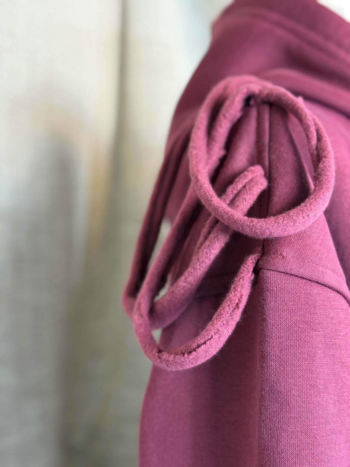 Burgundy Hoodie Dress