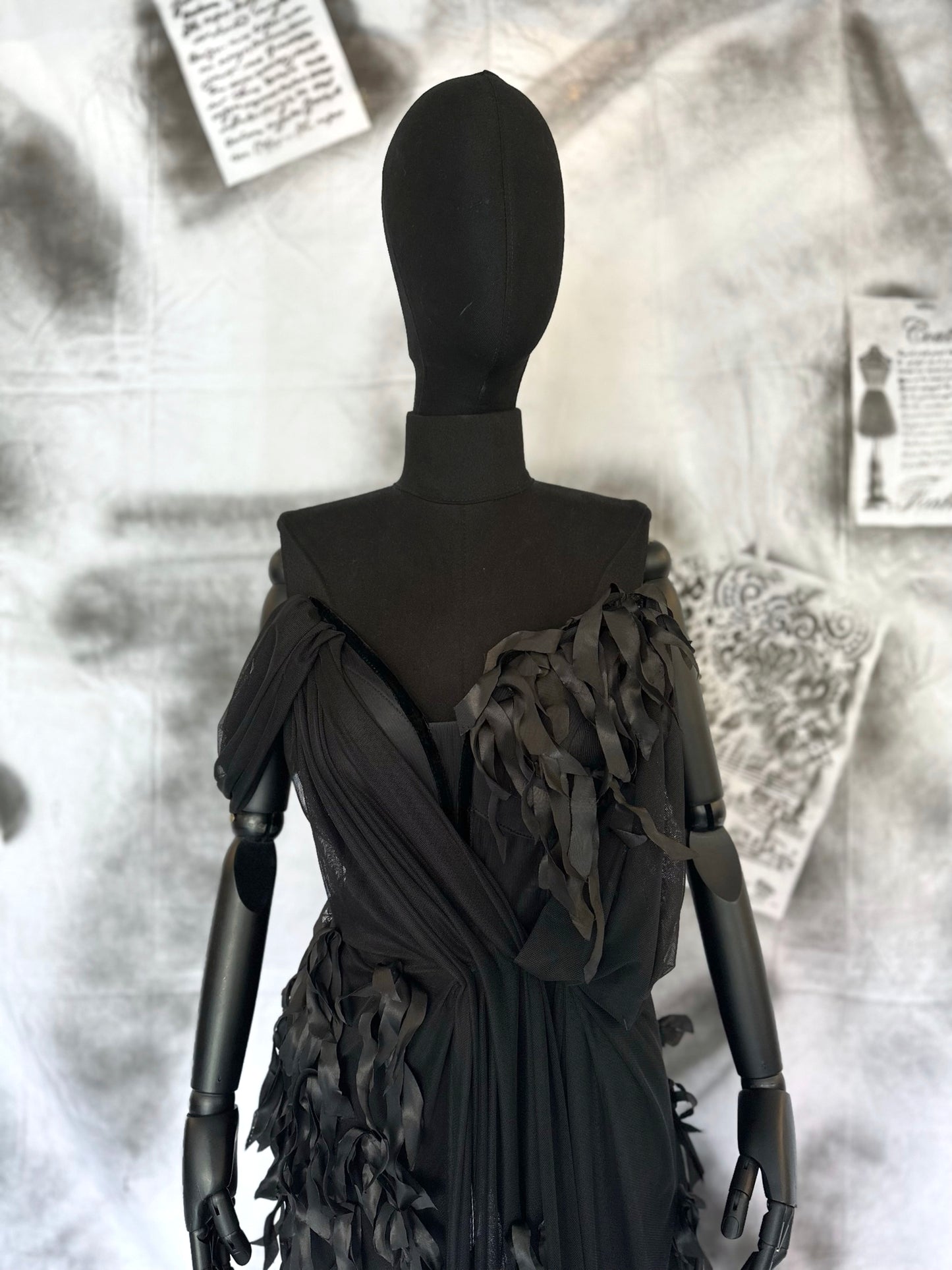 Puzzle Corset Dress With Fringe Details