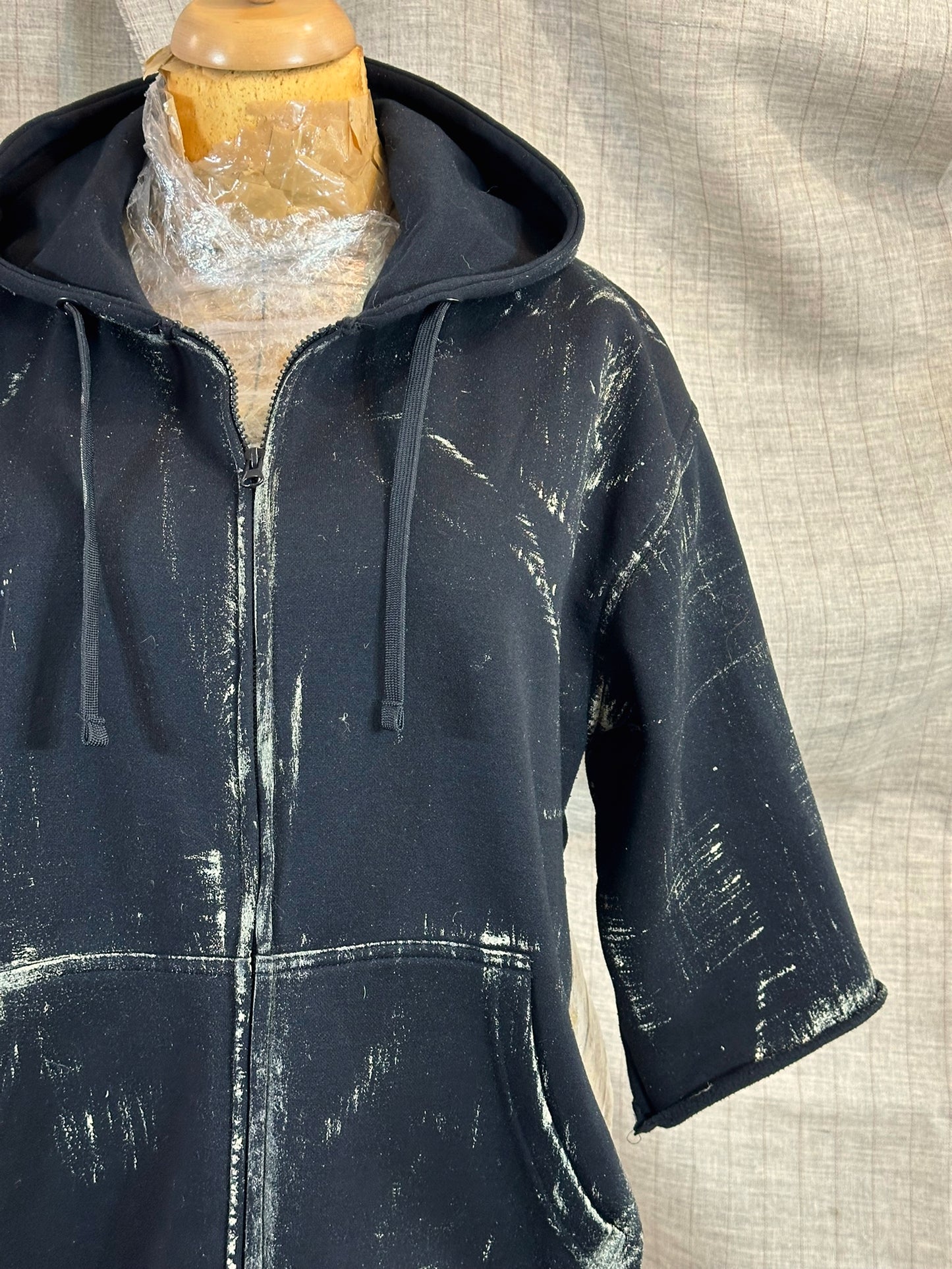 Hand-painted Asymmetrical Hoodie