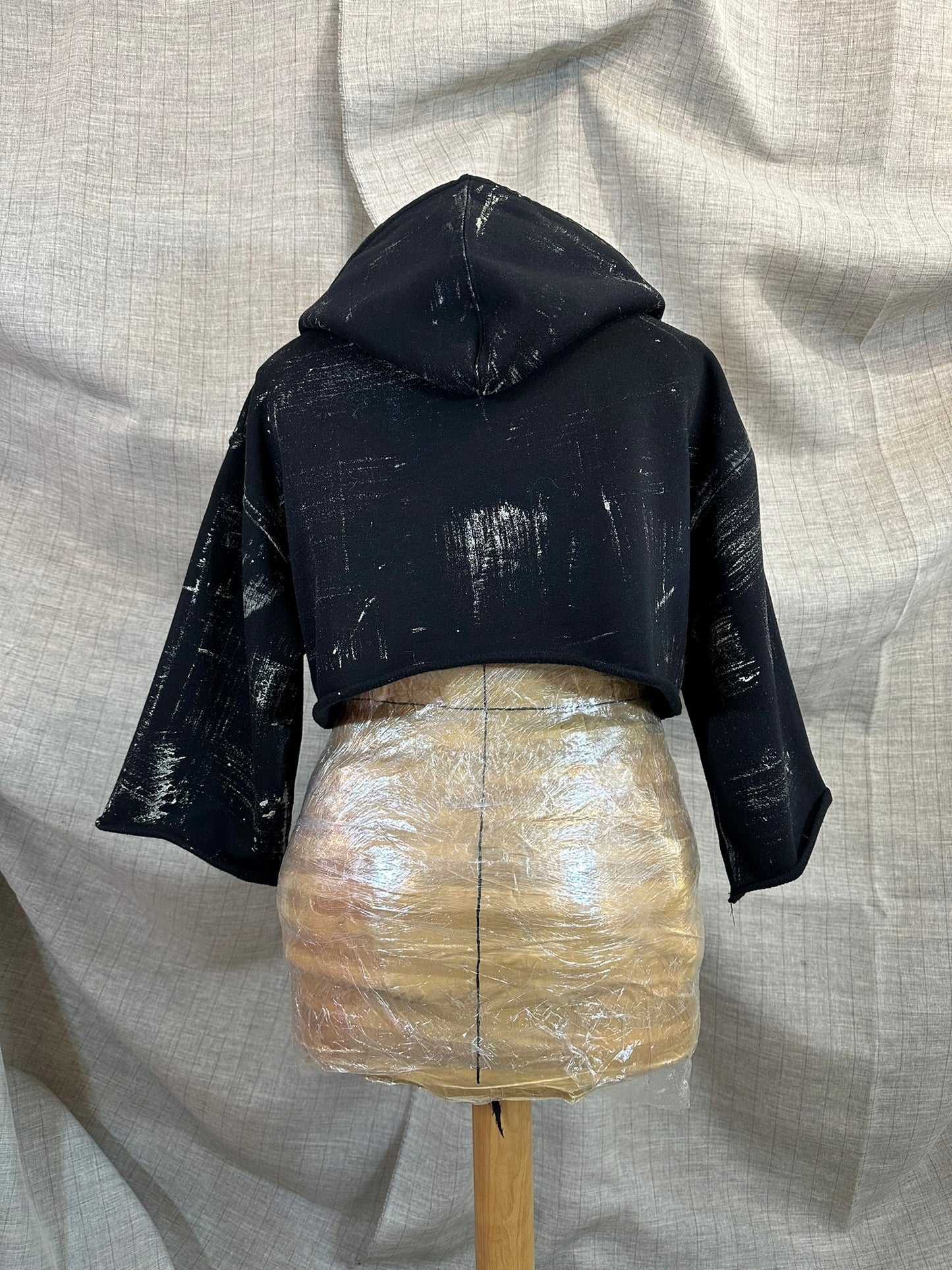 Hand-painted Asymmetrical Hoodie