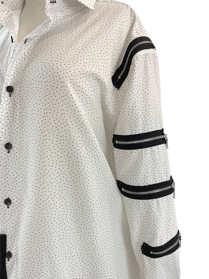 Puzzle Unisex Shirt with Zippers