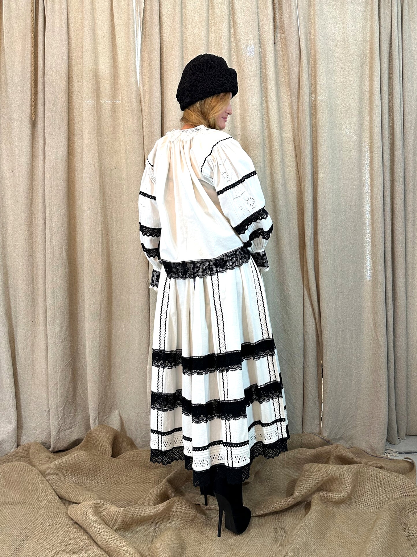 Romanian Folklore Inspired Skirt