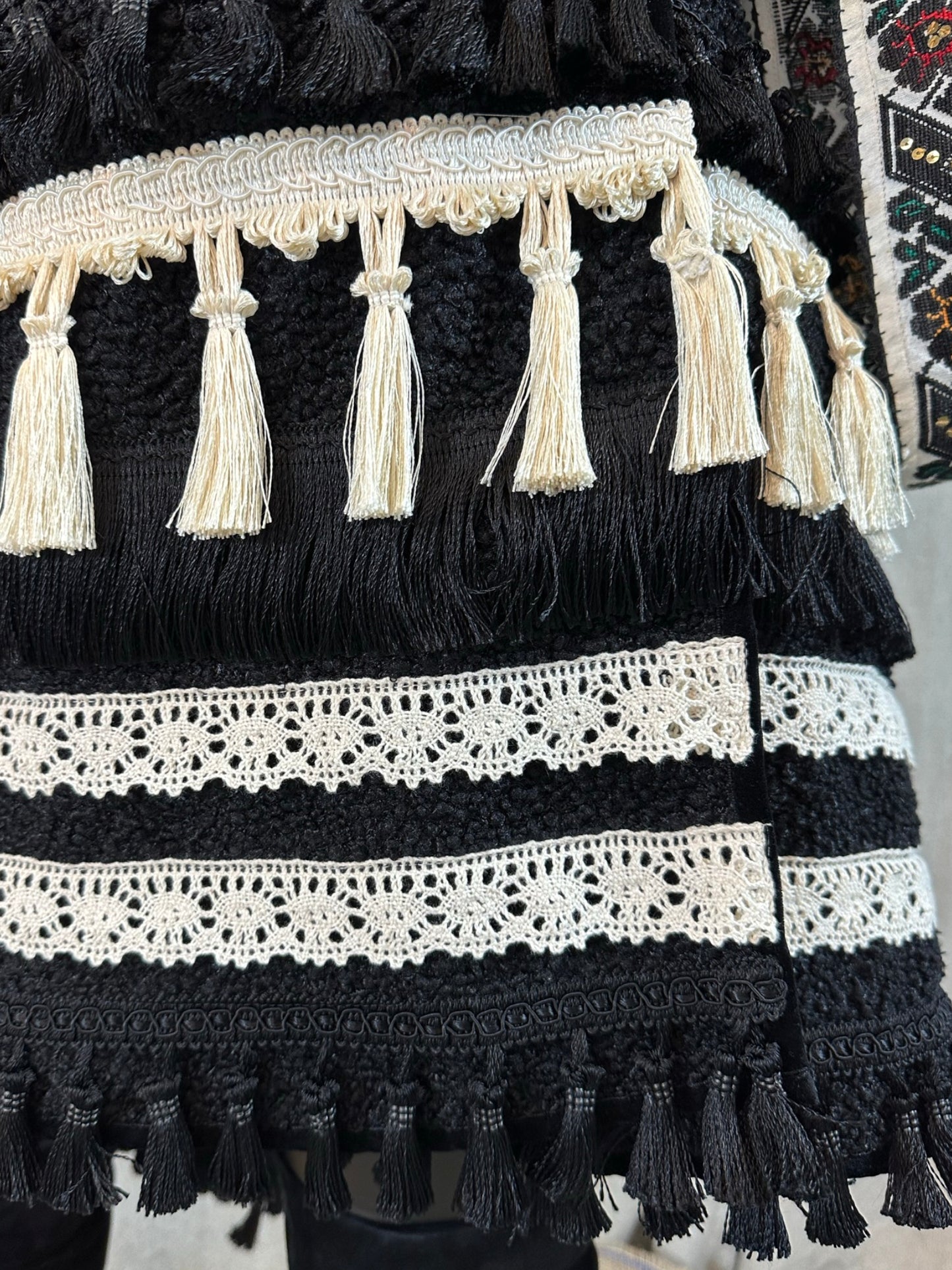 Romanian Folklore Inspired Wrap Skirt