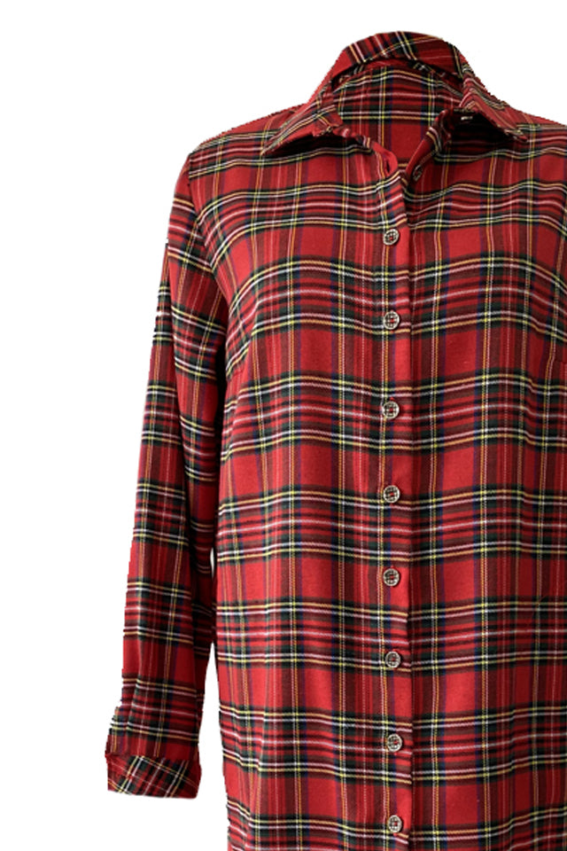 Red tartan shirt - Regular fit